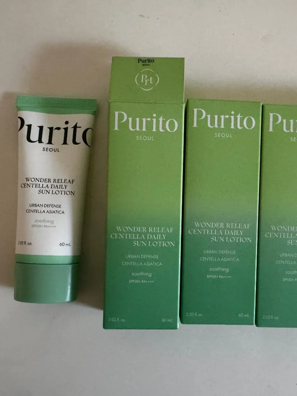 Purito centella wonder releaf sunscreen - korean formula